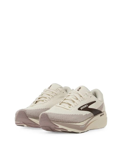 Brooks White Ghost Amp Sneakers for men