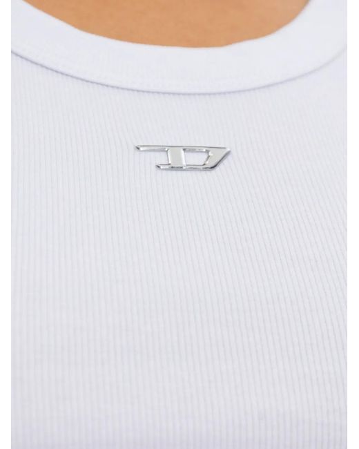 Top T-Anky-D A Coste di DIESEL in White