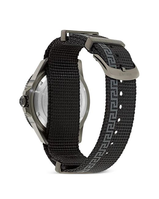 Versace Black Greca Force 42Mm Watch for men