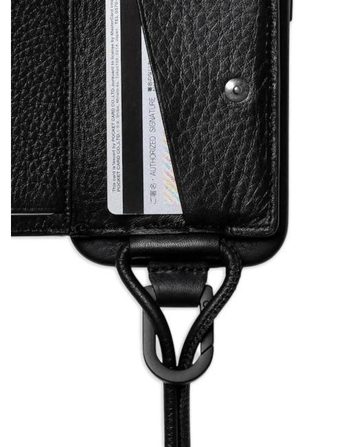 objcts.io Black Pebbled-Leather Iphone Case