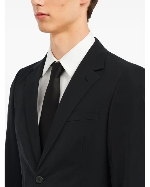Prada Black Single-Breasted Suit for men