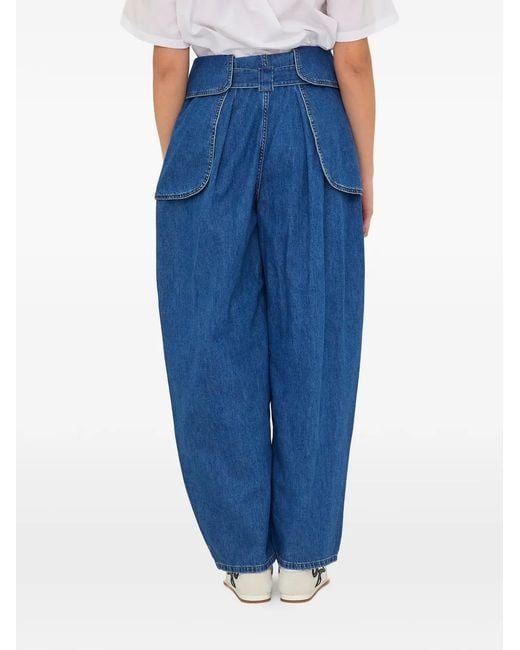 Loewe Blue Cargo Denim Jeans