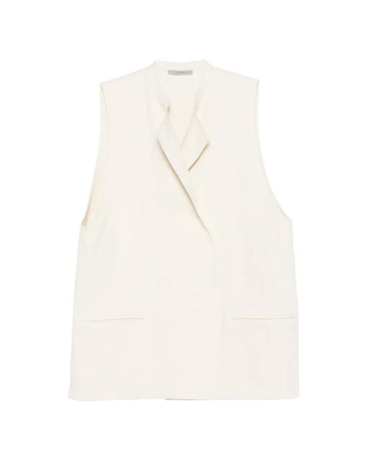 Dusan White Welt-Pocket Gilet