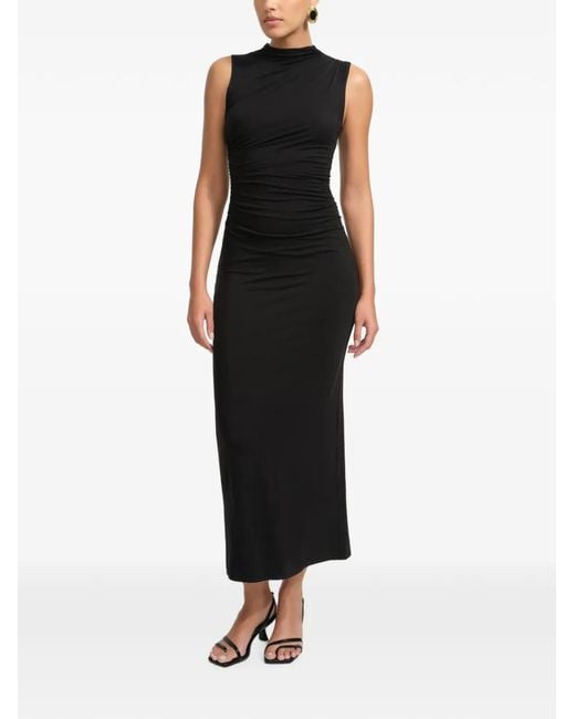 MARCELLA Black Astin Maxi Dress