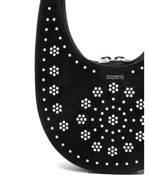 Borsa Tote Mini Con Borchie di Coperni in Black