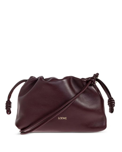 Loewe フラメンコ バケットバッグ Purple