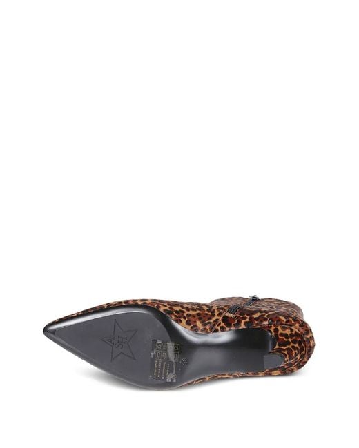 Ash Brown 50Mm Vicky Leopard-Print Boots