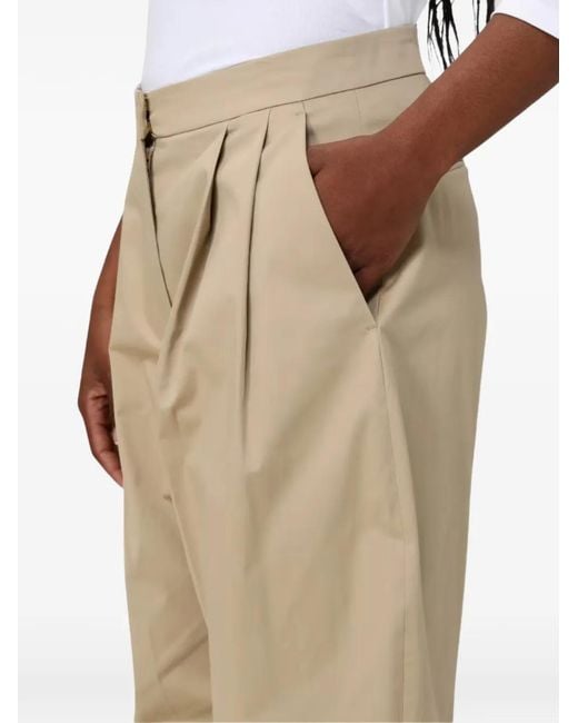 PT Torino Natural Cloe Pleated Trousers