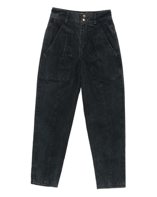 Isabel Marant Geplooide Jeans in het Blue