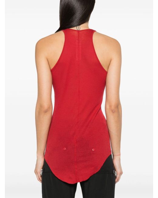 Rick Owens Red Forever Basic Top