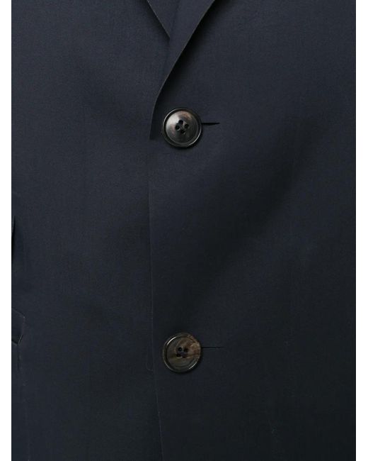 Liska Blue Double Layer Padded Blazer Jacket for men