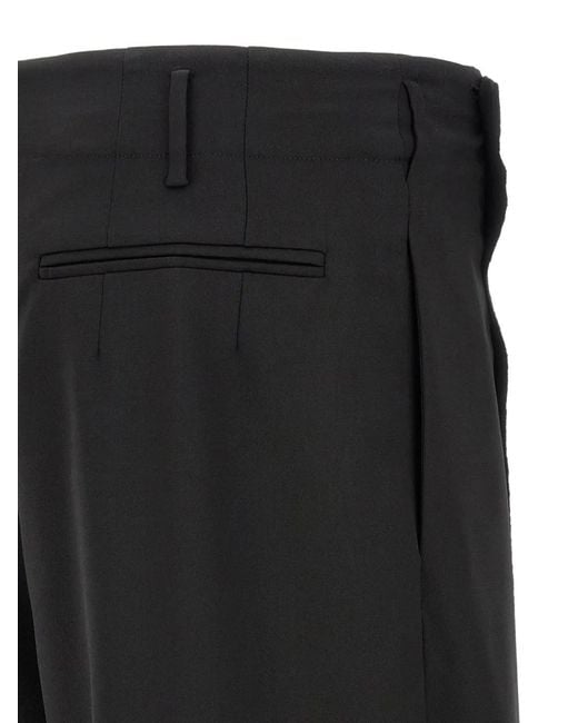 Kiko Kostadinov Black Cursus Double-Cut Trousers for men
