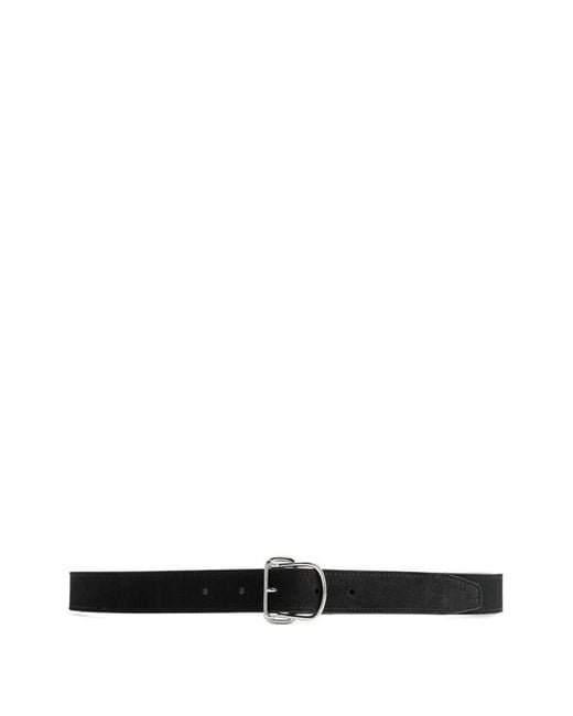 Totême White Buckle Belt