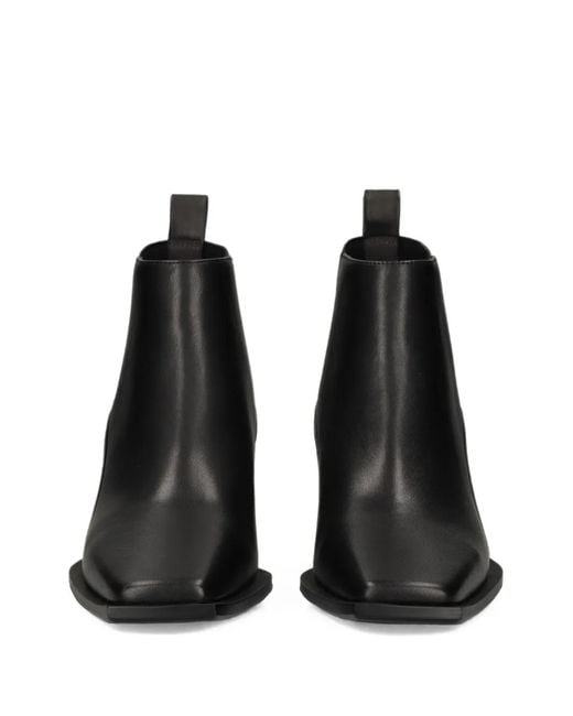United Nude Black Ricky Mid Ankle Boots