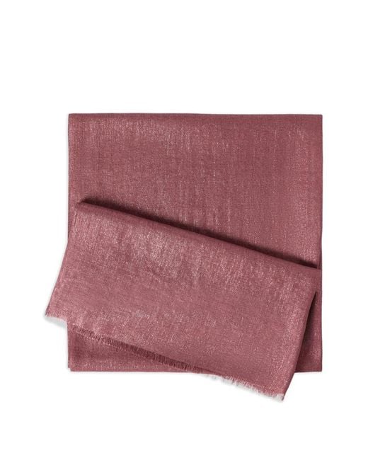 Sciarpa di Brunello Cucinelli in Purple