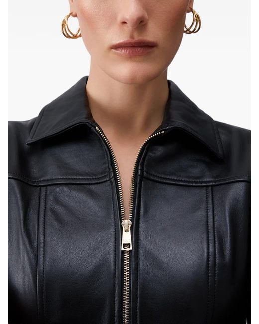 Liu Jo Black Leather Jacket