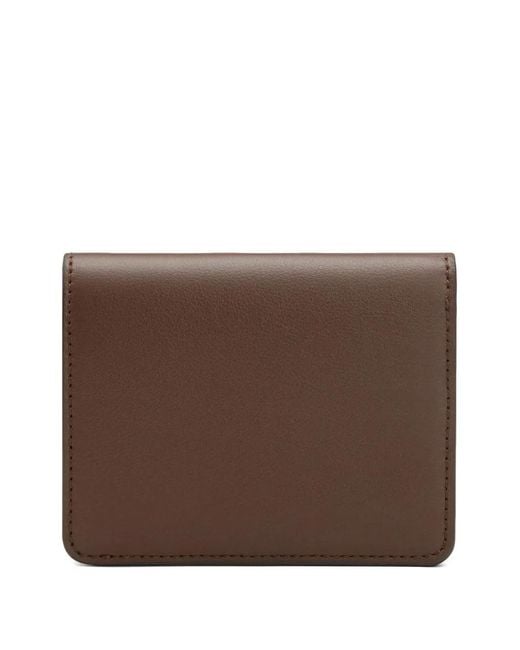 AMI Brown Carrousel Leather Wallet