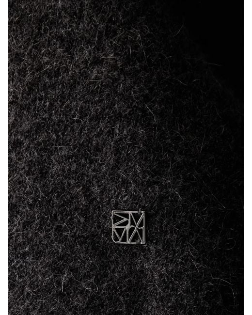 Mos Mosh Black Mape Crew-Neck Sweater