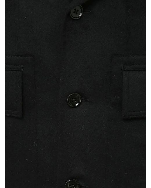 メンズ Zegna ダブルポケット ジャケット Black