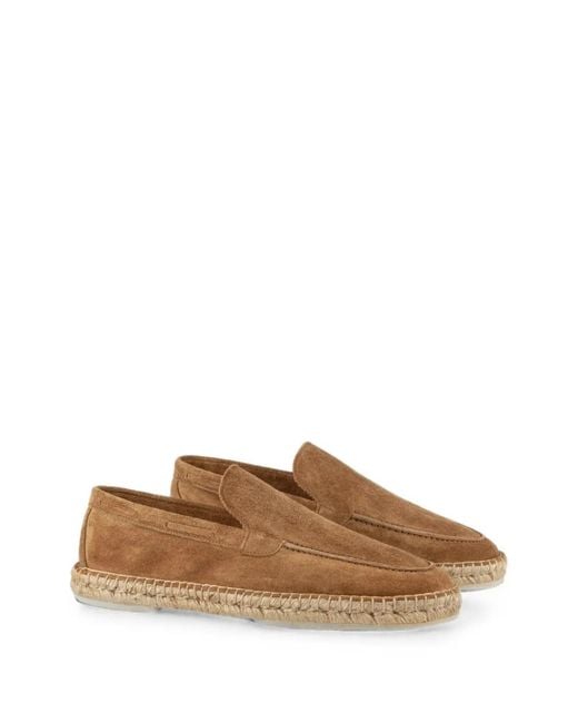 Aurélien Brown Mocassins En Daim for men