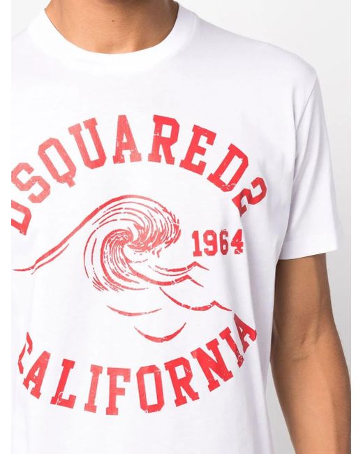 DSquared² White T-shirt for men
