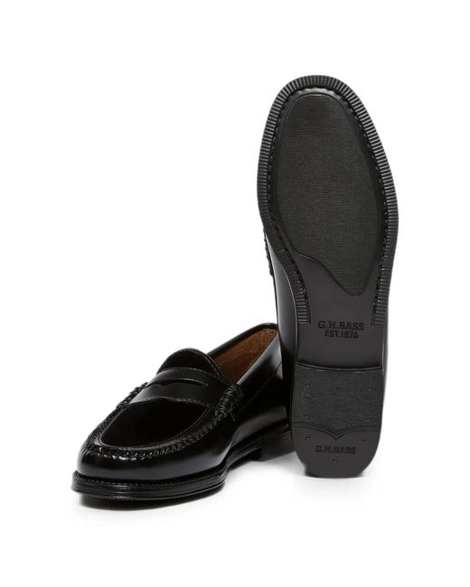 G.H.BASS Black Easy Weejuns Loafers