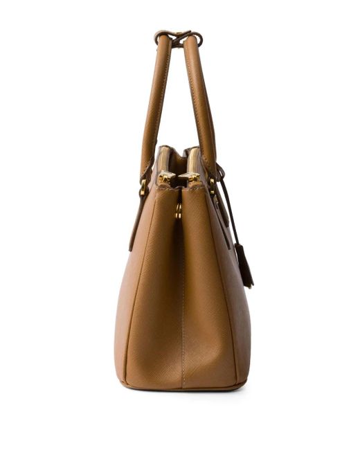 Prada Brown Mittelgroße Galleria Handtasche