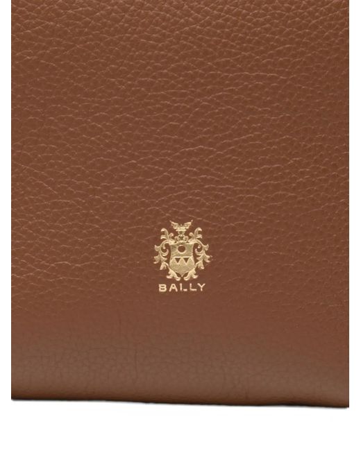 Bally レザー ハンドバッグ Brown