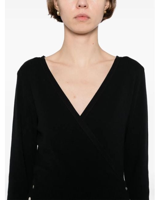 Agnes B. Black Cotton Top