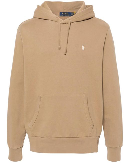 Polo Ralph Lauren Natural Polo Pony-Embroidered Hoodie for men