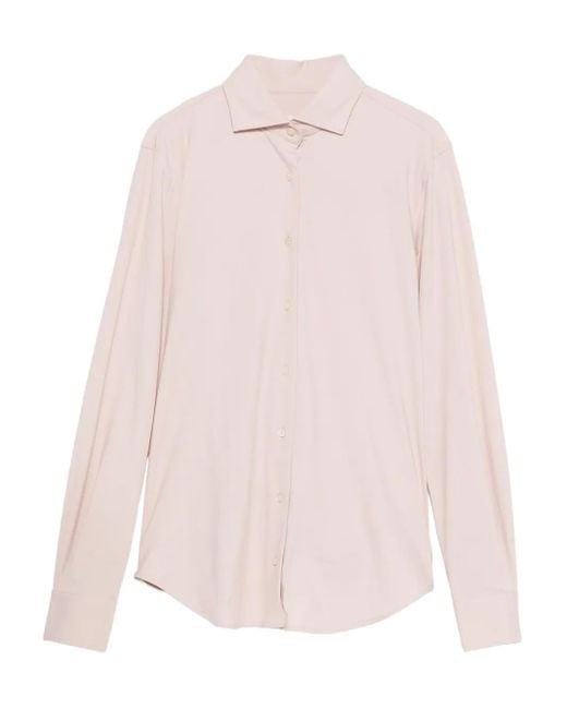 Xacus Button-Up Blouse in het Pink