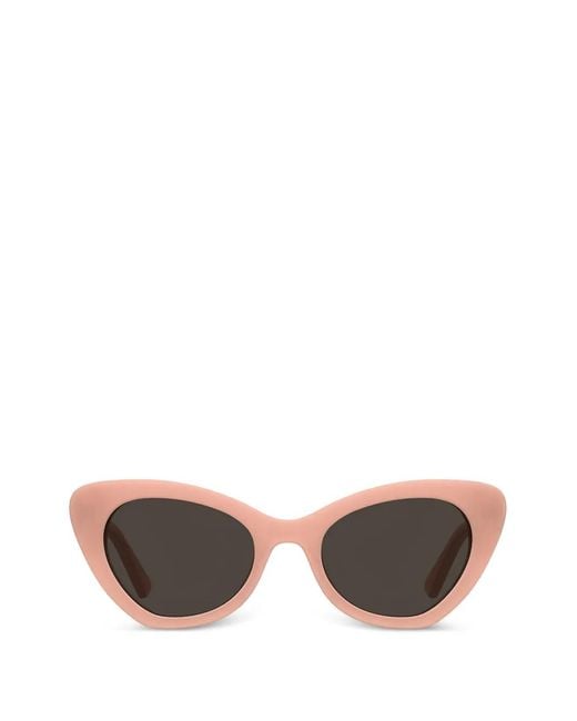 Moschino Orange Sonnenbrille Mit Cat-Eye-Gestell