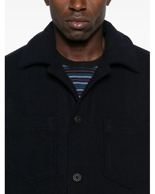 Abrigo con botones Samsøe & Samsøe de hombre de color Black