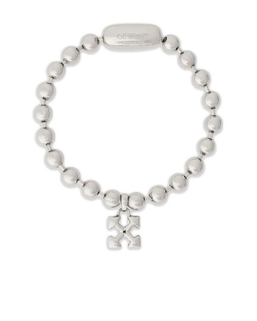 Off-White c/o Virgil Abloh White Arrow Ballchain Bracelet for men