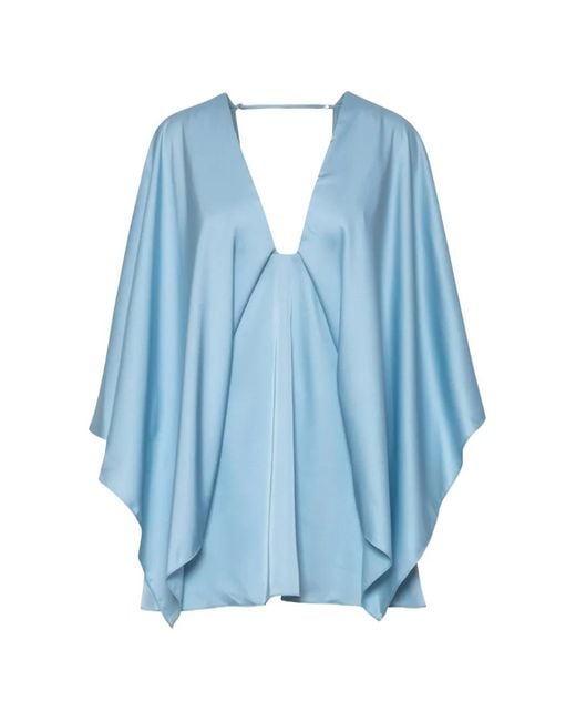 Baobab Blue Pietro Mini V-Neck Dress