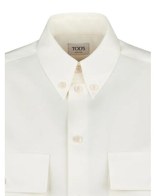 Tod's White Short-Sleeved Shirt