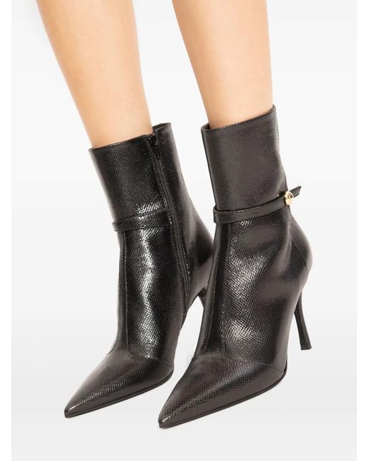 Furla Black Heeled Boots