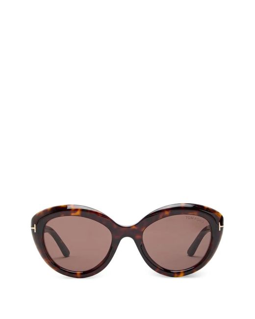 Tom Ford Pink Stacy-02 Round-Frame Sunglasses for men