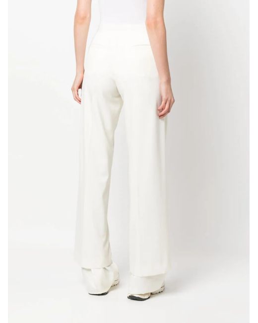 MM6 by Maison Martin Margiela ハイウエスト フレアパンツ White
