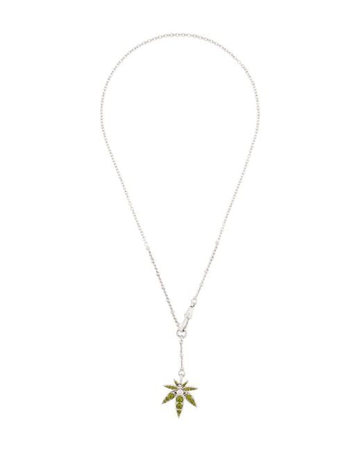 Vivienne Westwood Metallic Cannabis Orb Necklace