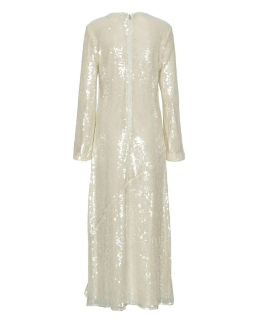 ROTATE BIRGER CHRISTENSEN スパンコール マキシドレス White