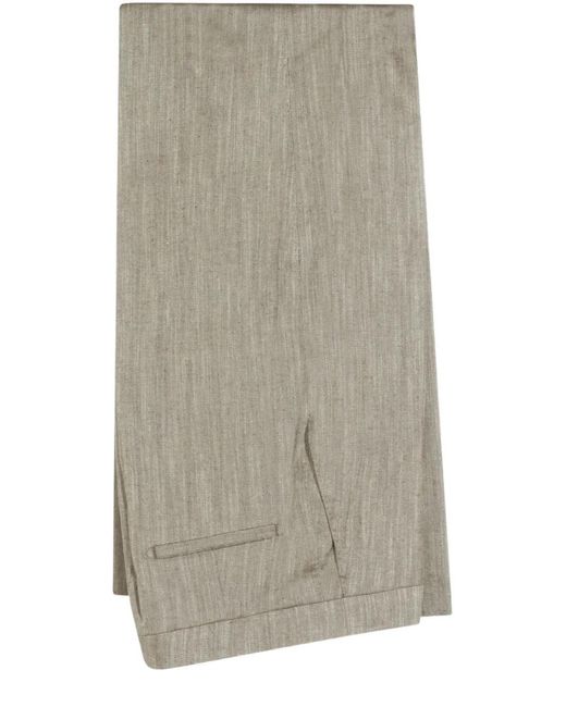 Tagliatore Natural Herringbone-Pattern Suit