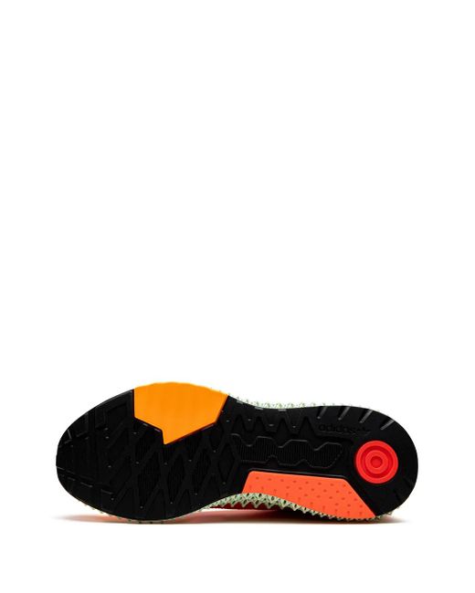 Adidas Orange "Baskets Zx 4000 4D "Los Angeles Sunrise"