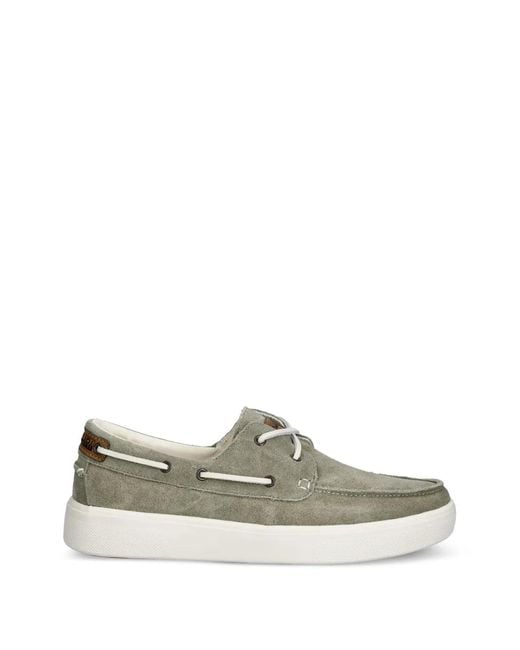 Napapijri Green Bark Boat Shoes for men