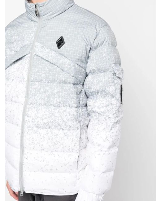 A_COLD_WALL* White * - Logo Printed Padded Jacket for men