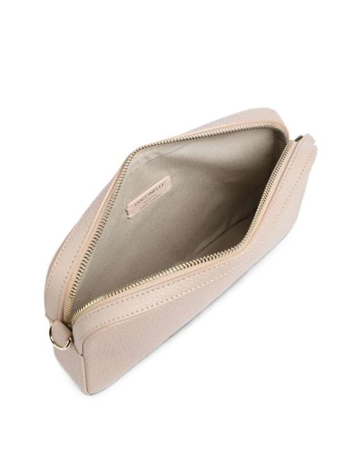 Coccinelle White Tebe Leather Shoulder Bag