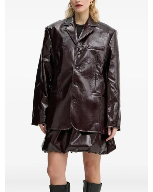 Herskind Black Pocket Button Overshirt
