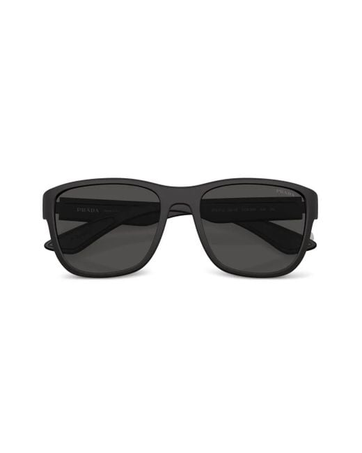 Prada Black Linea Rossa Sunglasses for men