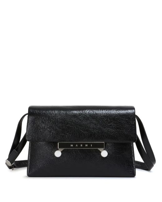 Marni Black Kleine Envelope Schultertasche