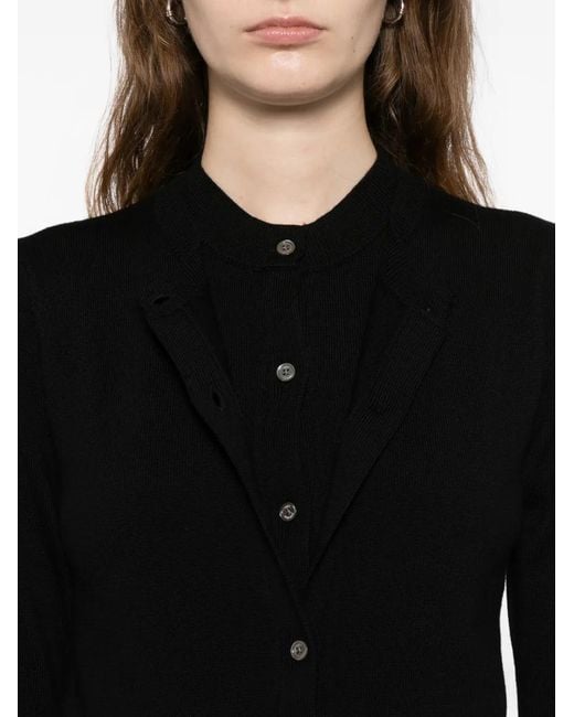 ROKH Black Layered Cardigan